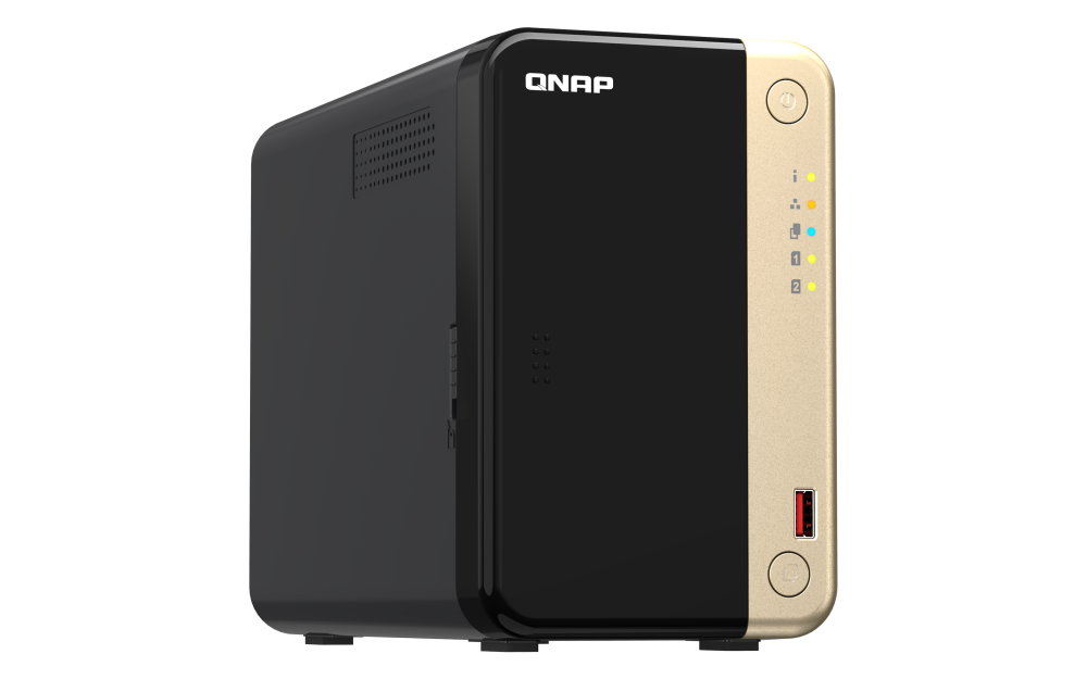 TS-264 QNAP TS-264-8G Serveur de stockage NAS Tower 2 Baies Intel®Celeron®N4505 2-core/2-thread, Up 2,9 GHz – Image 1