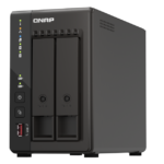 QNAP TS-253E-8G Serveur de stockage NAS Tower 2 Baies Intel®Celeron®J6412 4-core/4-thread Up 2,6 GHz