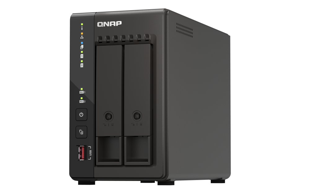 TS-253E-8G QNAP TS-253E-8G Serveur de stockage NAS Tower 2 Baies Intel®Celeron®J6412 4-core/4-thread Up 2,6 GHz – Image 1
