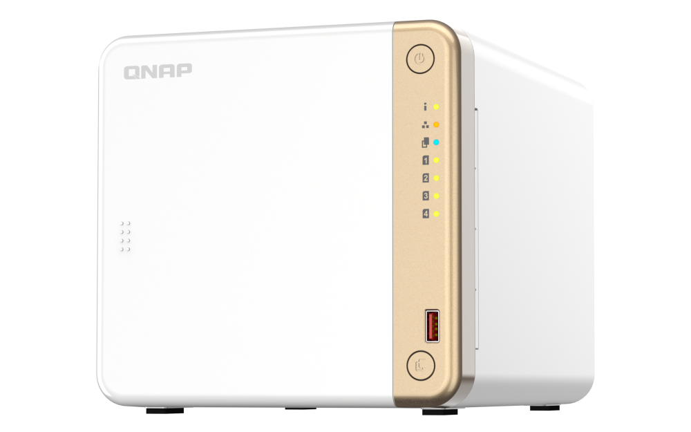 TS-462-4G NAS QNAP TS-462-4G Serveur de stockage NAS Tower 4 Baies Intel®Celeron®N4505 2-core/2-thread, Up 2,9 GHz – Image 1