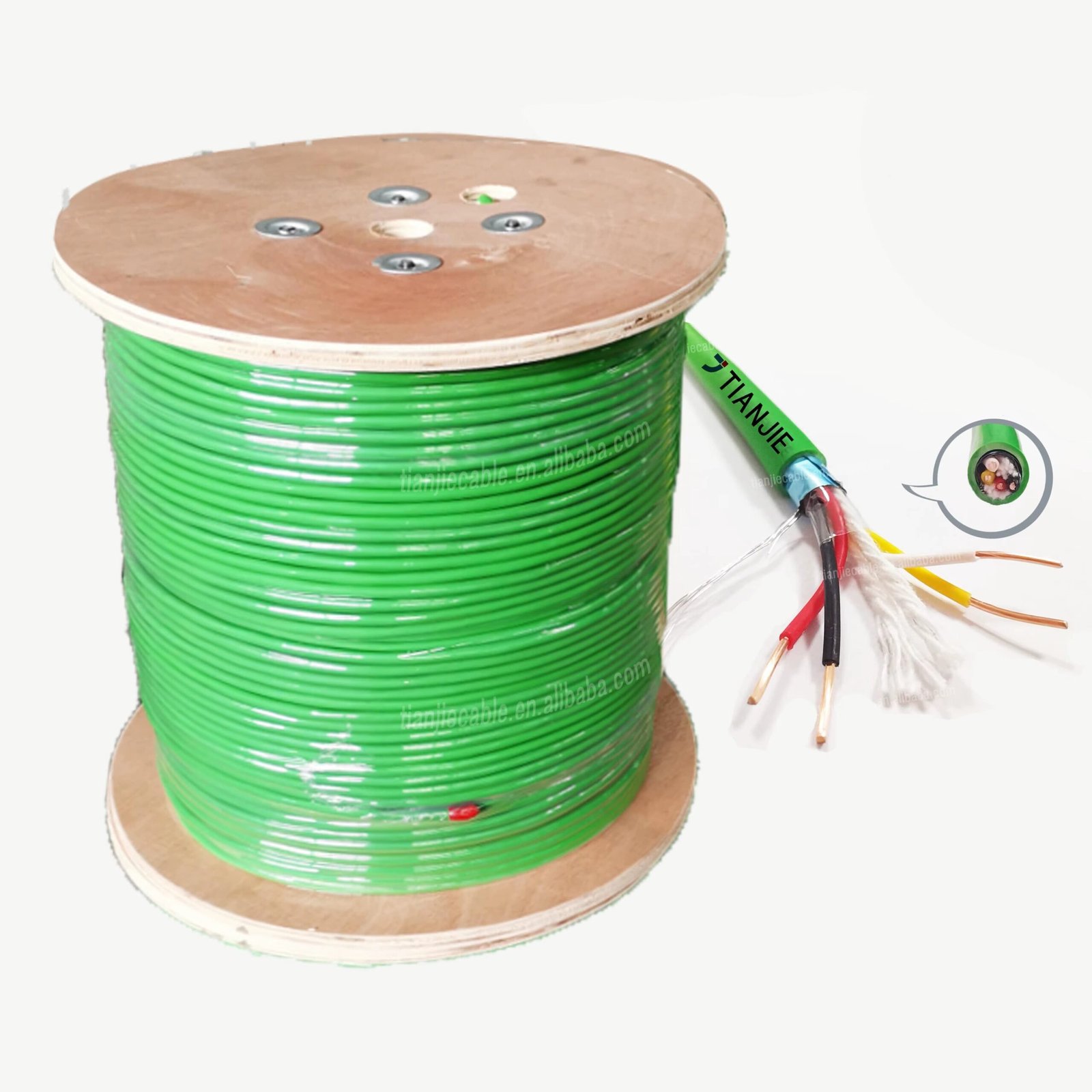 Hf4f0b9ec7bb349bdac1f37cc8adca109W CÂBLE BUS KNX 2 PAIRES LONGUEUR 500M , QUARTE Ø0,8MM ET ISOLATION 1000V – Image 1