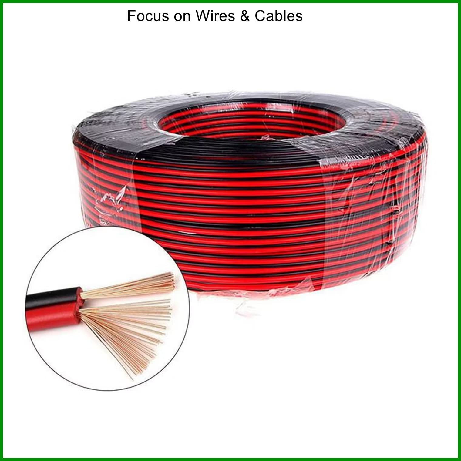 Trs-Rac-Audio-Video-Communication-Speaker-Link-Electric-Wire-Cable CÂBLE SONORISATION MTH 2×1.5MM RN - LINK – Image 1